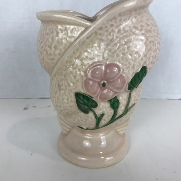 Vintage ceramic floral vase signed U.S.A. - Picture 5 of 5